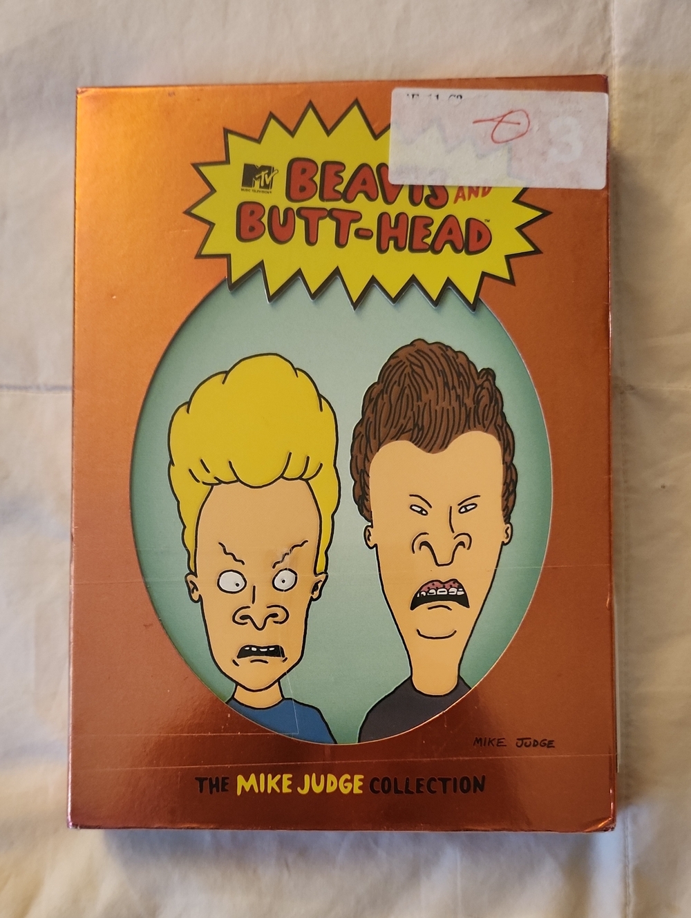 MTV Beavis and Butt-Head DVD Set Orange Yellow